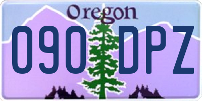 OR license plate 090DPZ