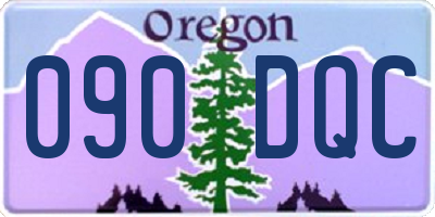 OR license plate 090DQC