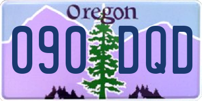 OR license plate 090DQD