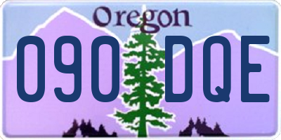 OR license plate 090DQE