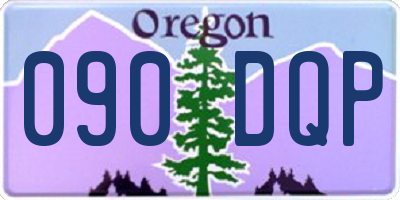OR license plate 090DQP