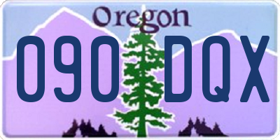 OR license plate 090DQX