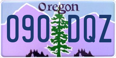 OR license plate 090DQZ