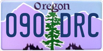 OR license plate 090DRC