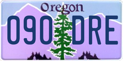 OR license plate 090DRE
