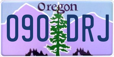 OR license plate 090DRJ
