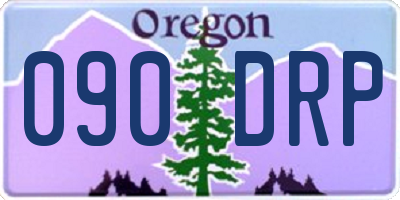 OR license plate 090DRP