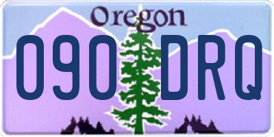 OR license plate 090DRQ