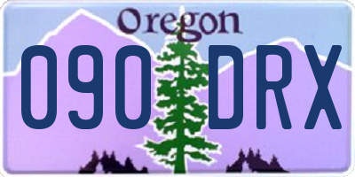 OR license plate 090DRX