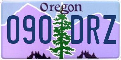 OR license plate 090DRZ