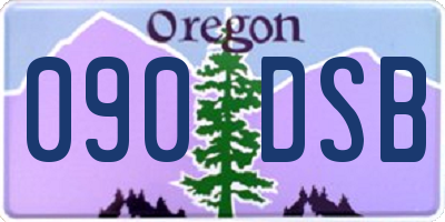 OR license plate 090DSB