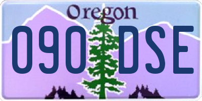 OR license plate 090DSE