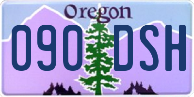 OR license plate 090DSH