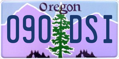 OR license plate 090DSI