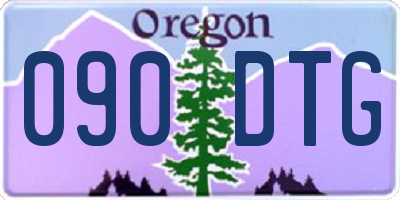 OR license plate 090DTG