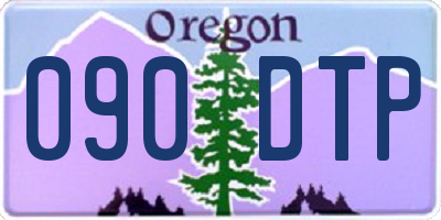 OR license plate 090DTP