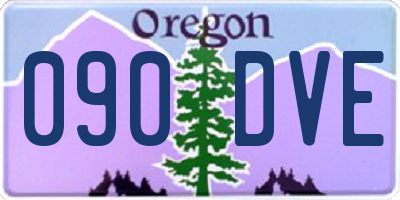 OR license plate 090DVE