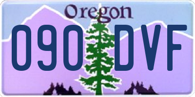 OR license plate 090DVF