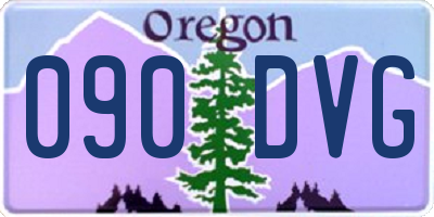 OR license plate 090DVG
