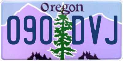 OR license plate 090DVJ