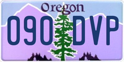 OR license plate 090DVP