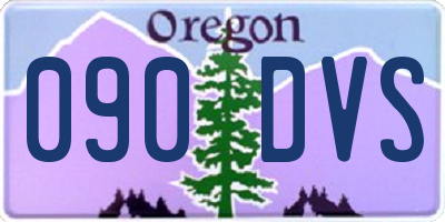 OR license plate 090DVS