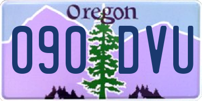OR license plate 090DVU