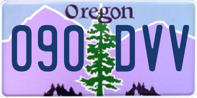 OR license plate 090DVV