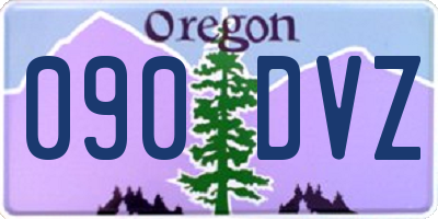 OR license plate 090DVZ