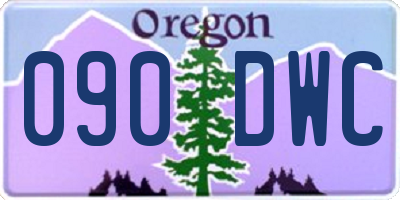 OR license plate 090DWC