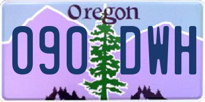 OR license plate 090DWH