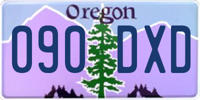 OR license plate 090DXD