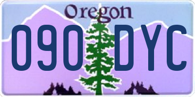 OR license plate 090DYC