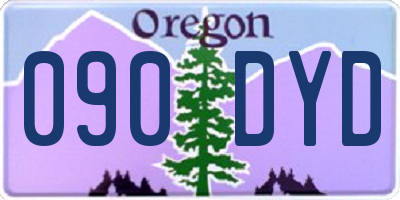 OR license plate 090DYD