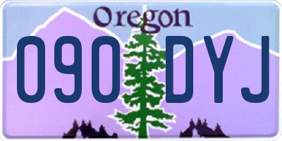 OR license plate 090DYJ