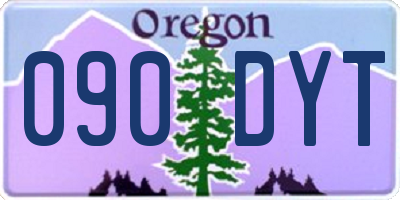 OR license plate 090DYT