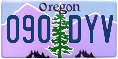 OR license plate 090DYV
