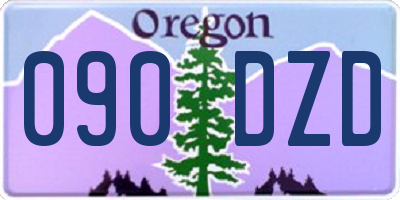 OR license plate 090DZD