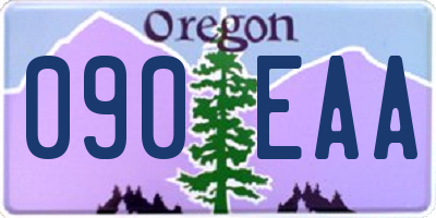 OR license plate 090EAA