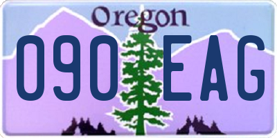 OR license plate 090EAG