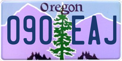 OR license plate 090EAJ