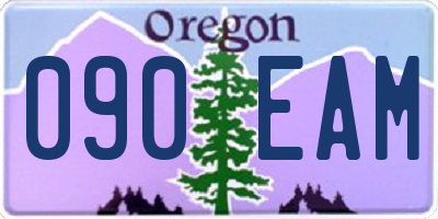 OR license plate 090EAM