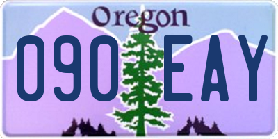 OR license plate 090EAY