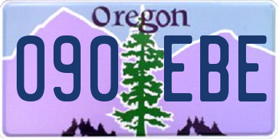 OR license plate 090EBE