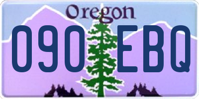 OR license plate 090EBQ