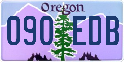OR license plate 090EDB