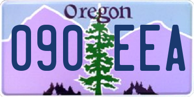 OR license plate 090EEA