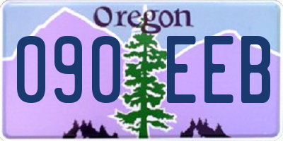 OR license plate 090EEB