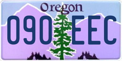 OR license plate 090EEC