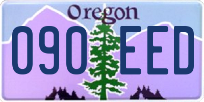 OR license plate 090EED